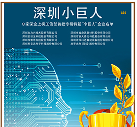 雄帝科技首批入選國家重點培育“小巨人”企業(yè)